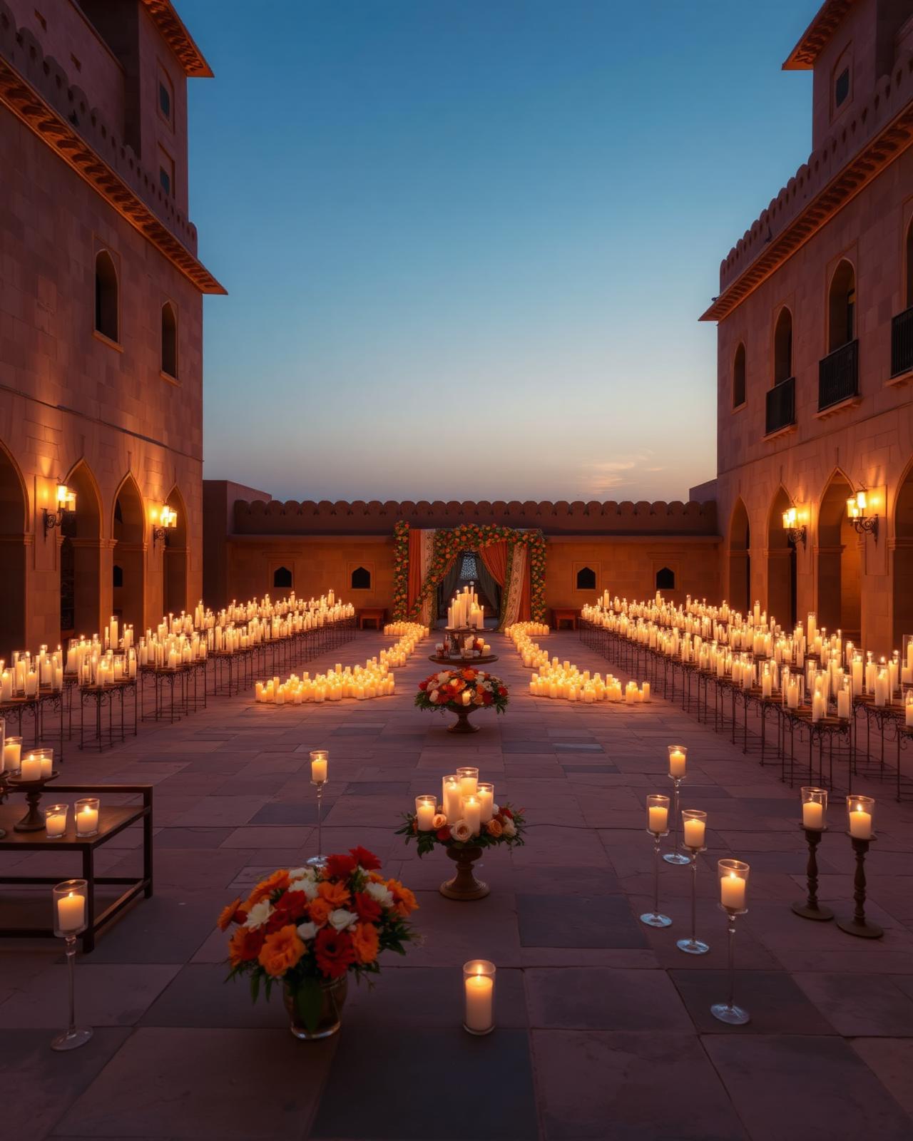 Destination wedding setting in Jodhpur